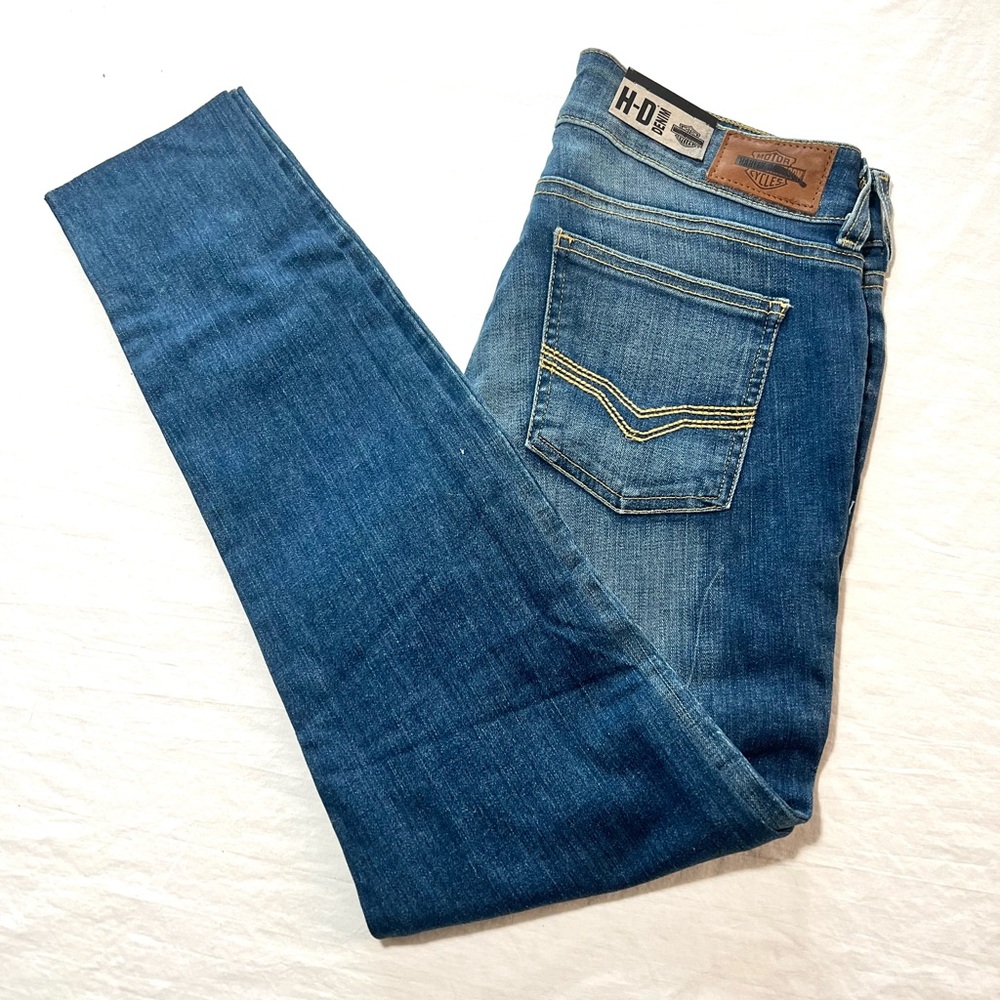 Harley-Davidson H-D skinny jeans size 28 cropped